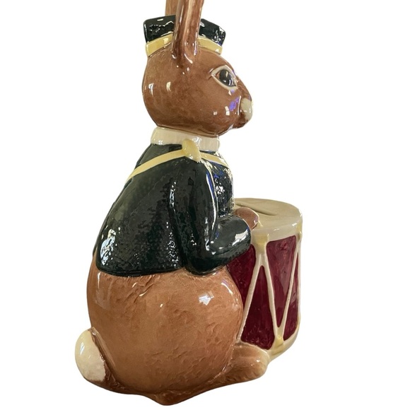 1967 Royal Doulton Bunnykins Charming Brown and Red Drummer Bunny Figurine - Picture 7 of 15